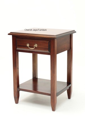 Code: BSC 105-M Name: Federation Bedside Table Size: W=145 x D=35 x H=65 cm Wood: Solid Mahogany﻿